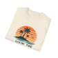 Island Life T-Shirt — "Livin' The Island Life" Retro Palm Sunset Tee