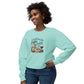 Coffee Beach and Wine Sweatshirt — I Survive on Coffee, Beach & Wine Crewneck