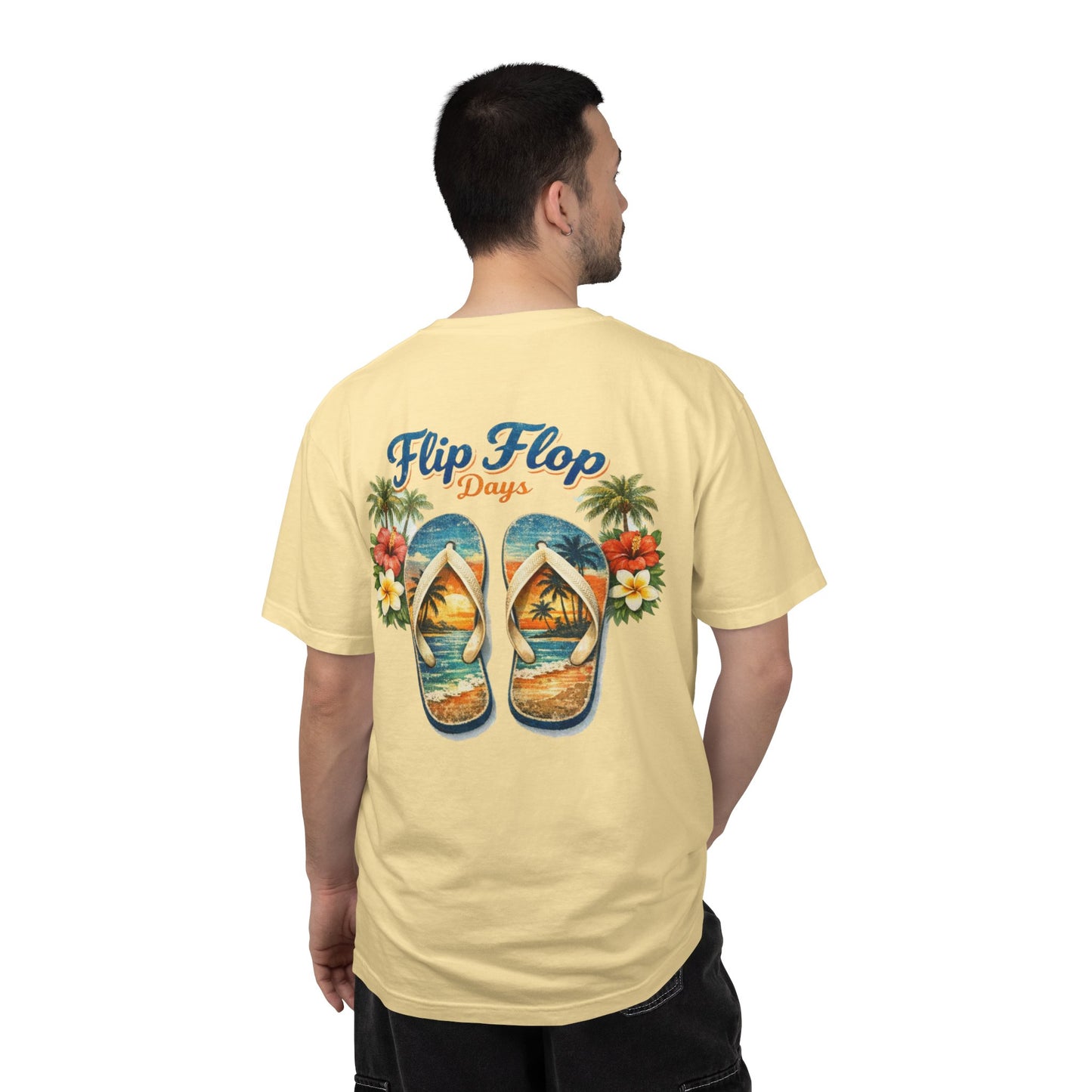 Flip Flop Days T-Shirt — Vintage Tropical Beach Graphic