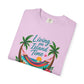 Island Time T-Shirt — "Living on Island Time" Tropical Hammock Tee