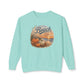 Beach Life Fall Pumpkin Lightweight Crewneck Sweatshirt