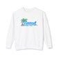Beach Graphic Crewneck Sweatshirt — Palm Tree Retro Surf Vibe