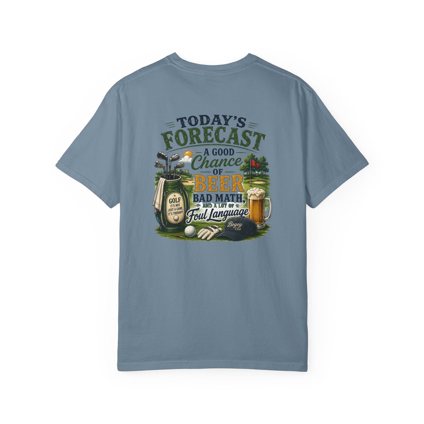 Beer Forecast T-Shirt — “Today’s Forecast: A Good Chance of Beer” Casual Tee