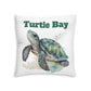 Turtle Bay Tufted Floor Pillow, Square at Caribbean Rays