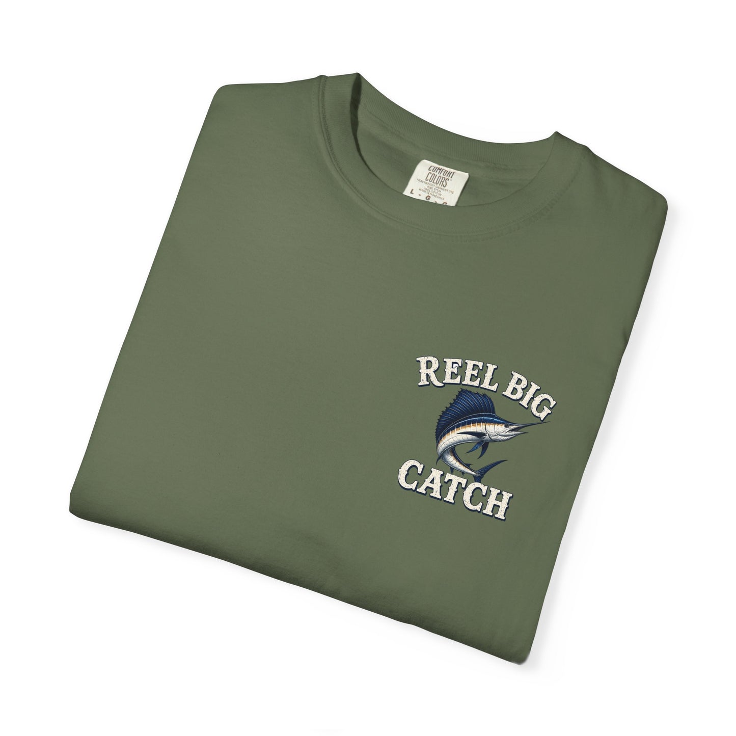 Reel Big Catch Fishing T-Shirt — Sailfish Offshore Angler Tee