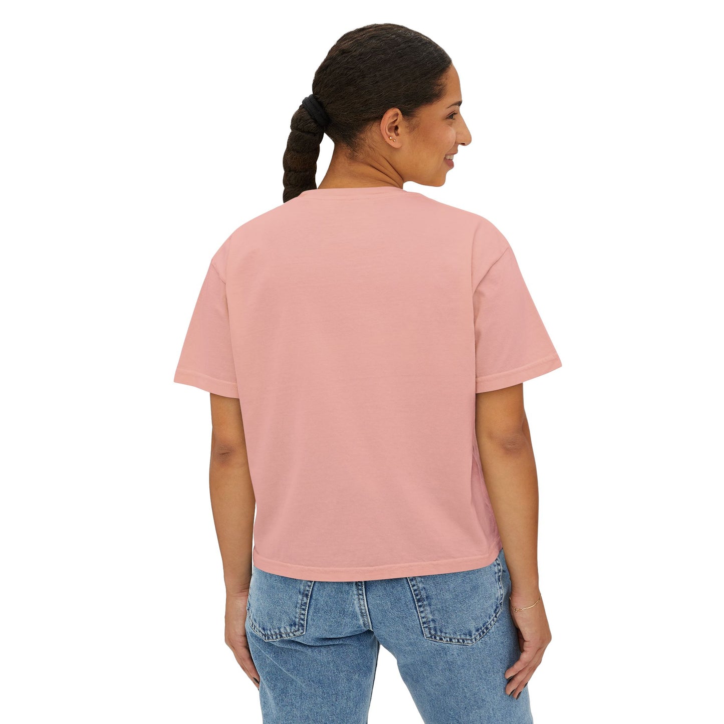 Seahorse Watercolor Women's Boxy Tee