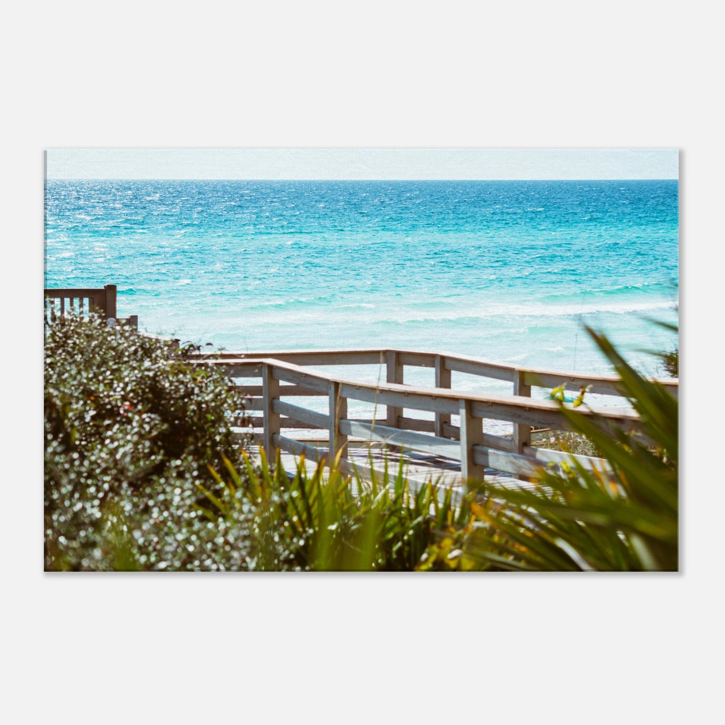 Your Beach Happy Place Canvas Print at Caribbean Rays