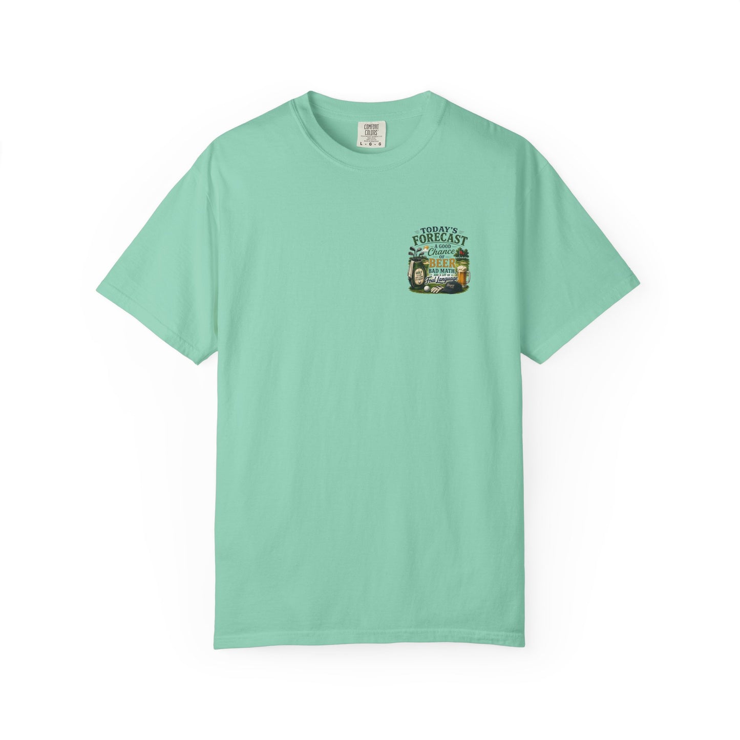 Beer Forecast T-Shirt — “Today’s Forecast: A Good Chance of Beer” Casual Tee