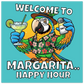 Margarita Happy Hour Aluminum Wall Print by Caribbean Rays