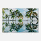 Palm Tree Reflections Canvas Wall Print by Caribbean Rays