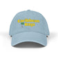 Light blue cap with 'Caribbean Rays' text and palm tree on a white background
