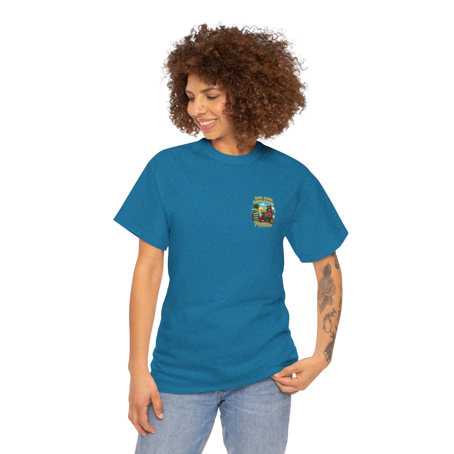 Sun, Sand, Good Drinks Paradise T-Shirt