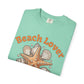 Beach Lover T-Shirt — Seashell & Starfish Graphic Tee