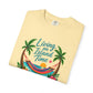 Island Time T-Shirt — "Living on Island Time" Tropical Hammock Tee