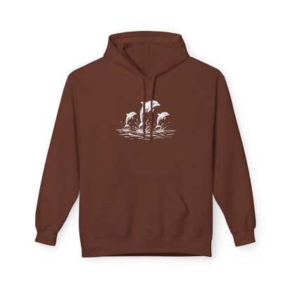Dolphin Trio Hoodie Graphic Pullover