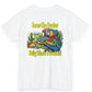 Cocktail Parrot Tee - Fun Retro Style, Unisex  Heavy Cotton T-Shirt,
