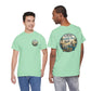 T-Shirt — "A Boat, Fishing Pole and Beer" Vintage Fishing Graphic Tee
