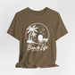 Beach Life T-Shirt – Palm Tree Sunset Graphic Tee