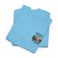 T-Shirt — "Never Too Old to Fish" Fishing Tee (Sunset Lake Design)