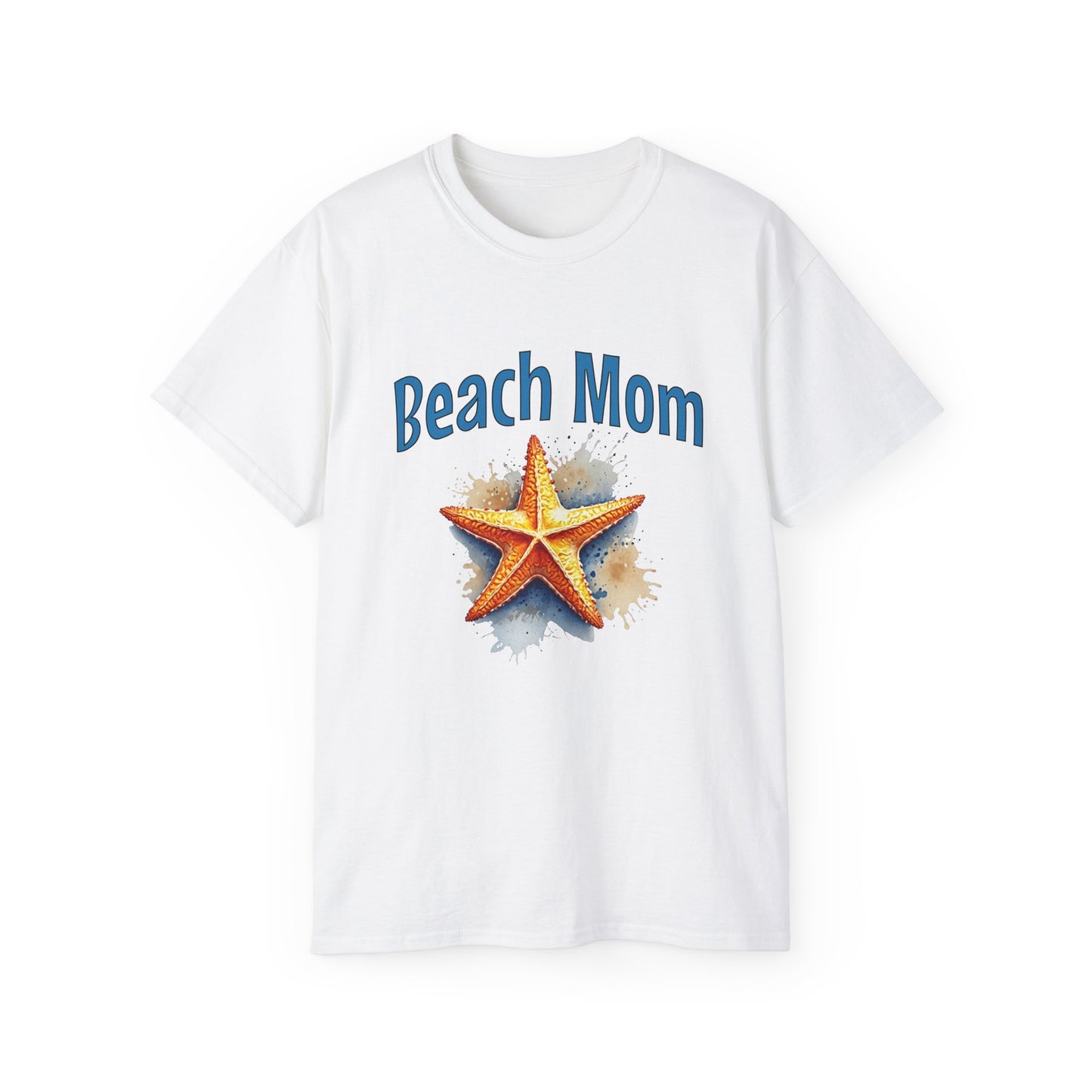 Tiki Beach Collection Beach Mom Starfish Unisex Ultra Cotton Tee by Caribbean Rays