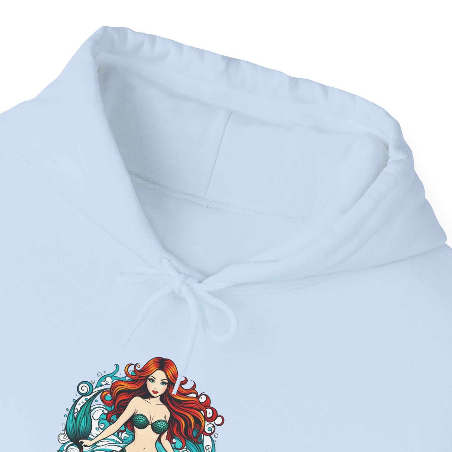 Mermaid Kisses Unisex Hooded Sweatshirt - Cozy Ocean Vibe