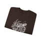 Sea Turtle Crewneck Sweatshirt — Hand-Drawn Marine Life Graphic