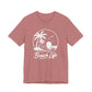 Beach Life T-Shirt – Palm Tree Sunset Graphic Tee