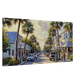  Coastal Town Canvas Wall Print Caribbean Rays