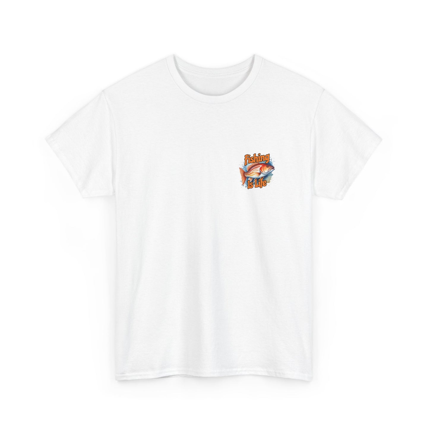 Fishing Is Life Tee — Retro Fish Graphic T-Shirt for Anglers