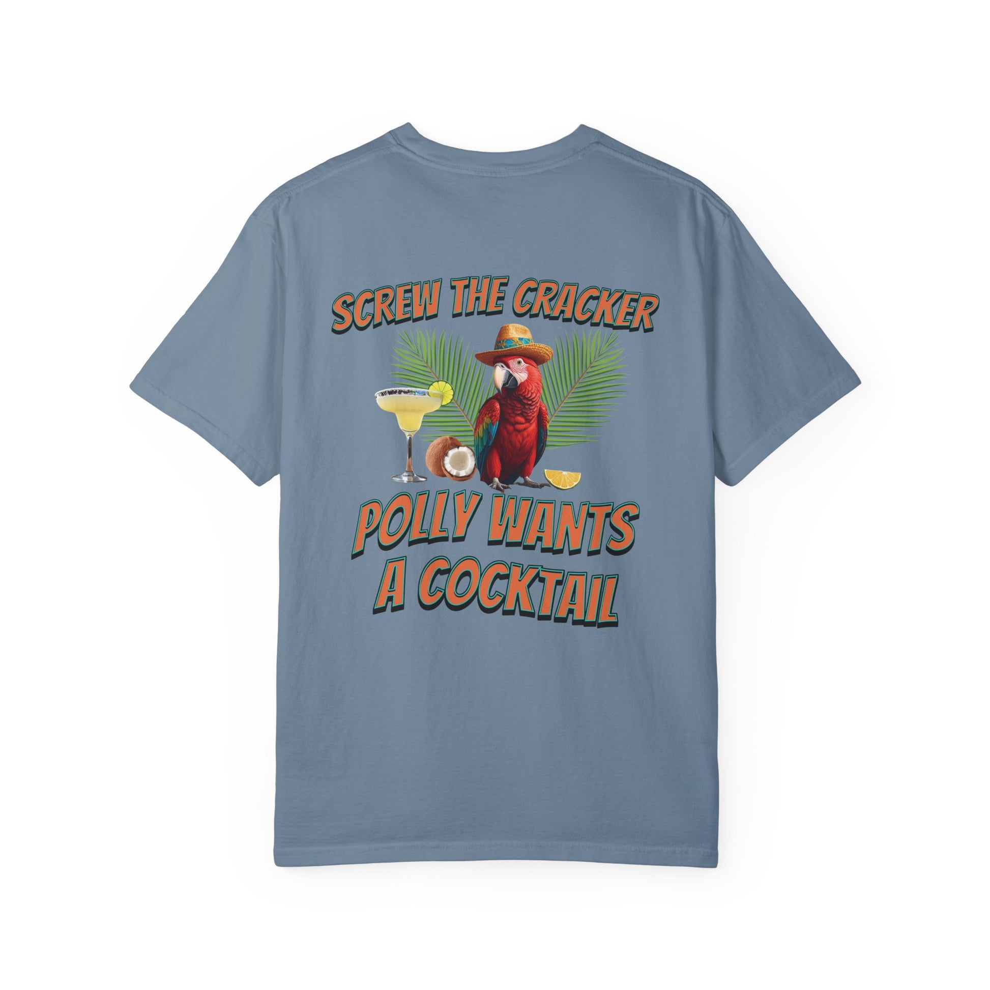 Resort Collection Screw the Cracker Unisex Garment-Dyed T-shirt on Caribbean Rays