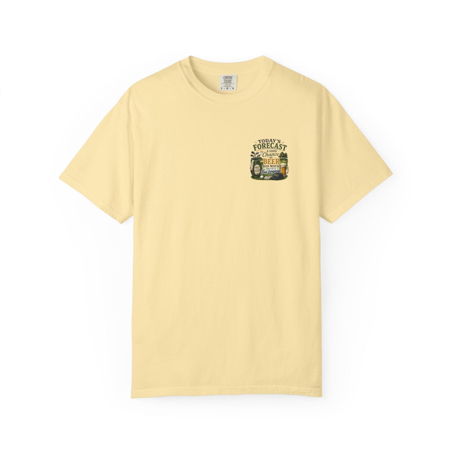 Beer Forecast T-Shirt — “Today’s Forecast: A Good Chance of Beer” Casual Tee