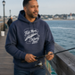 Fishing Hoodie - "Fish More Worry Less" Graphic Pullover