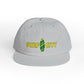 Gray cap with 'Surf City' logo on a white background