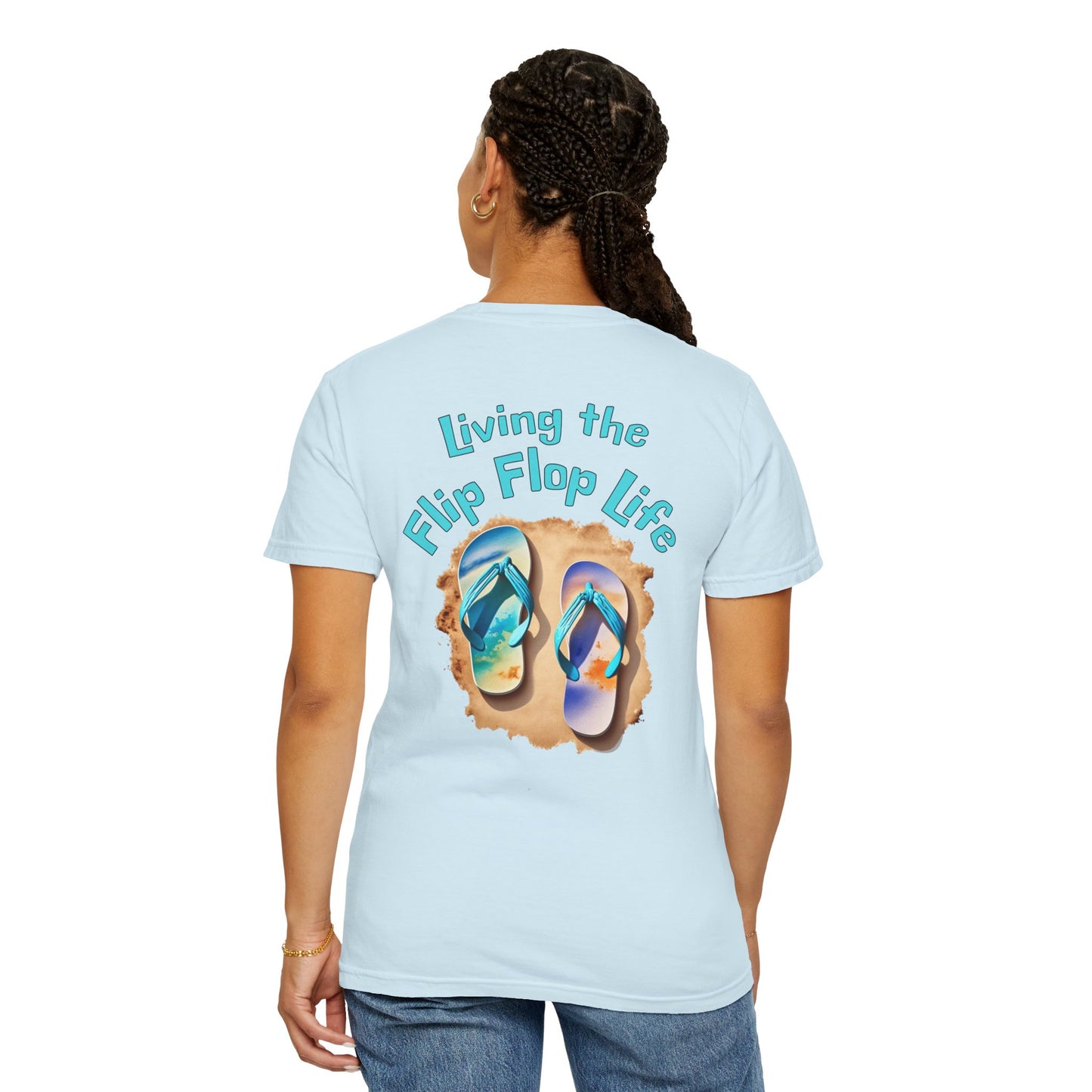 Resort Collection Living the Flip Flop Life Unisex Garment-Dyed T-shirt