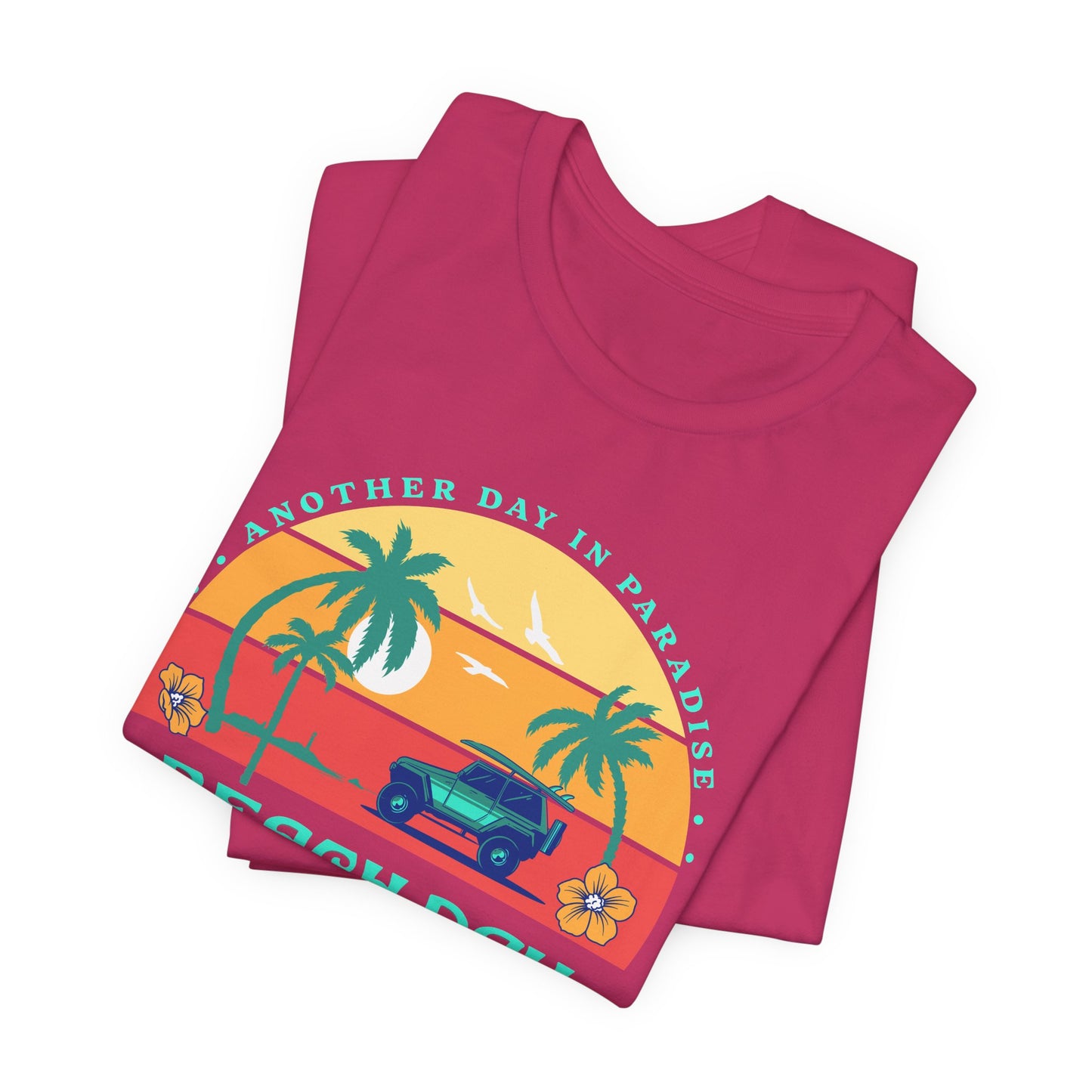 Beach Day in Paradise Unisex Short Sleeve T-Shirt
