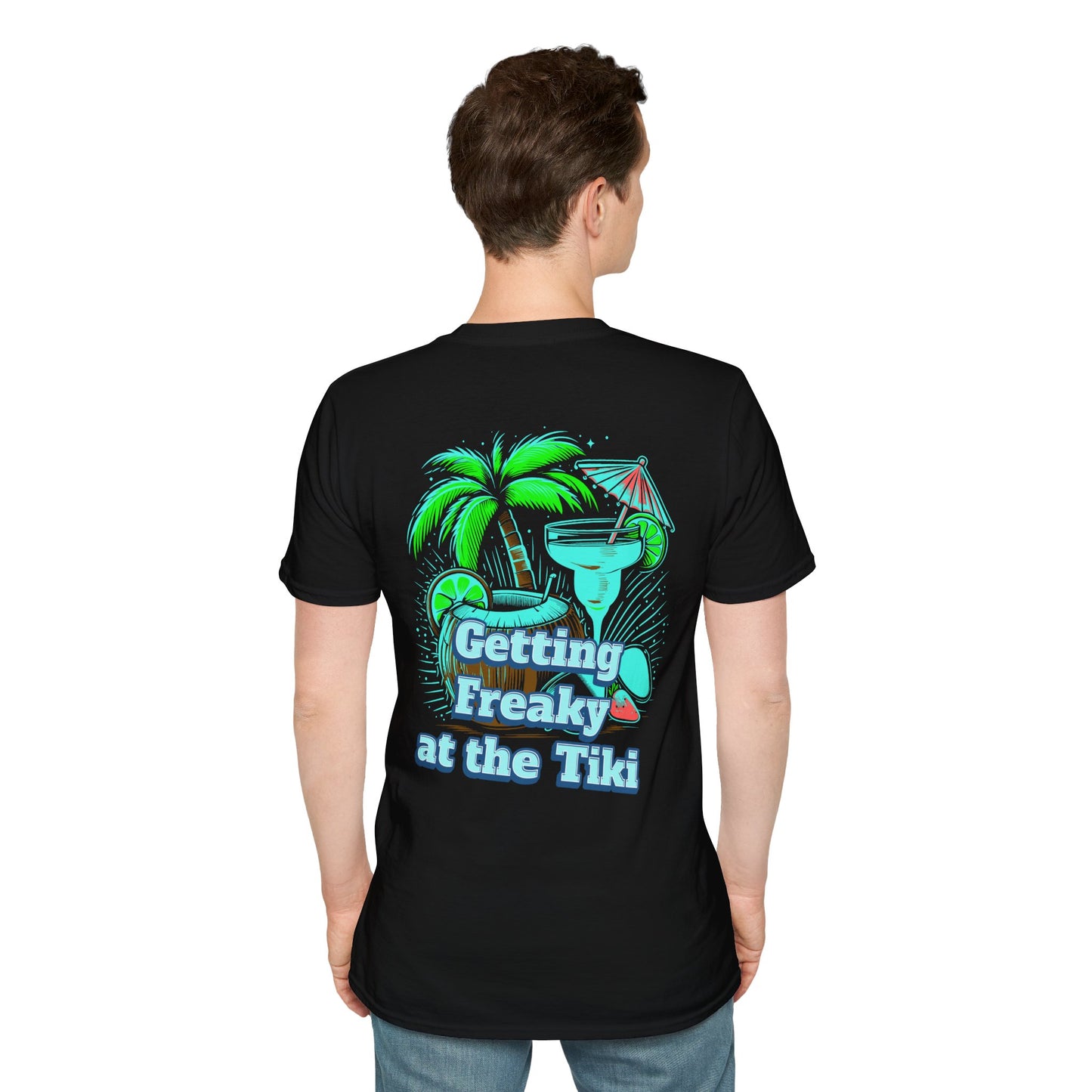 Getting Freaky at the Tiki Unisex Softstyle T-Shirt