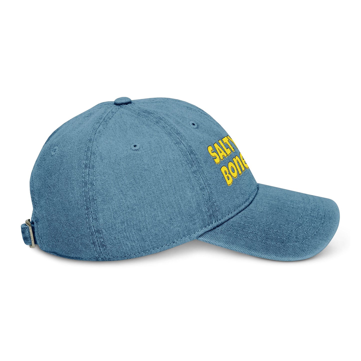 Salty Bonefish Embroidered Baseball Cap