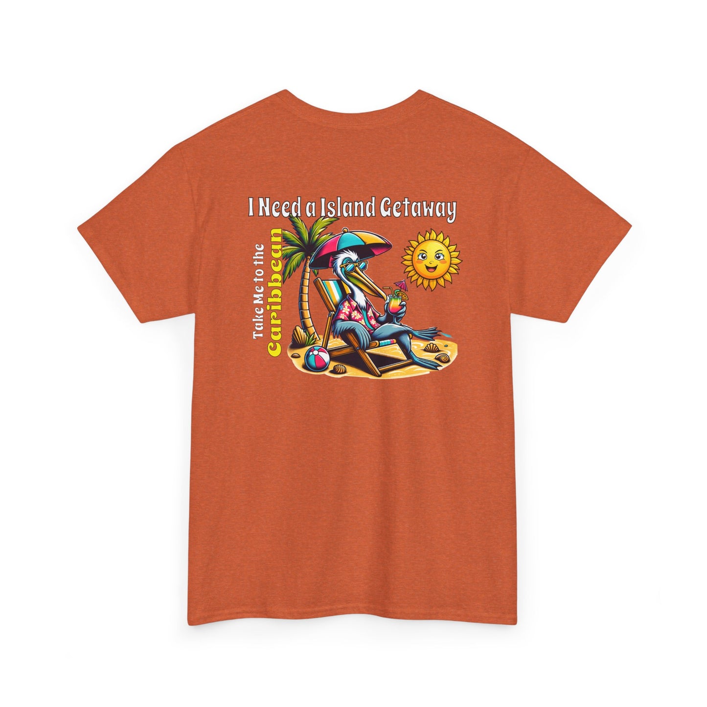 Island Getaway Unisex Heavy Cotton Tee at Caribbean Rays