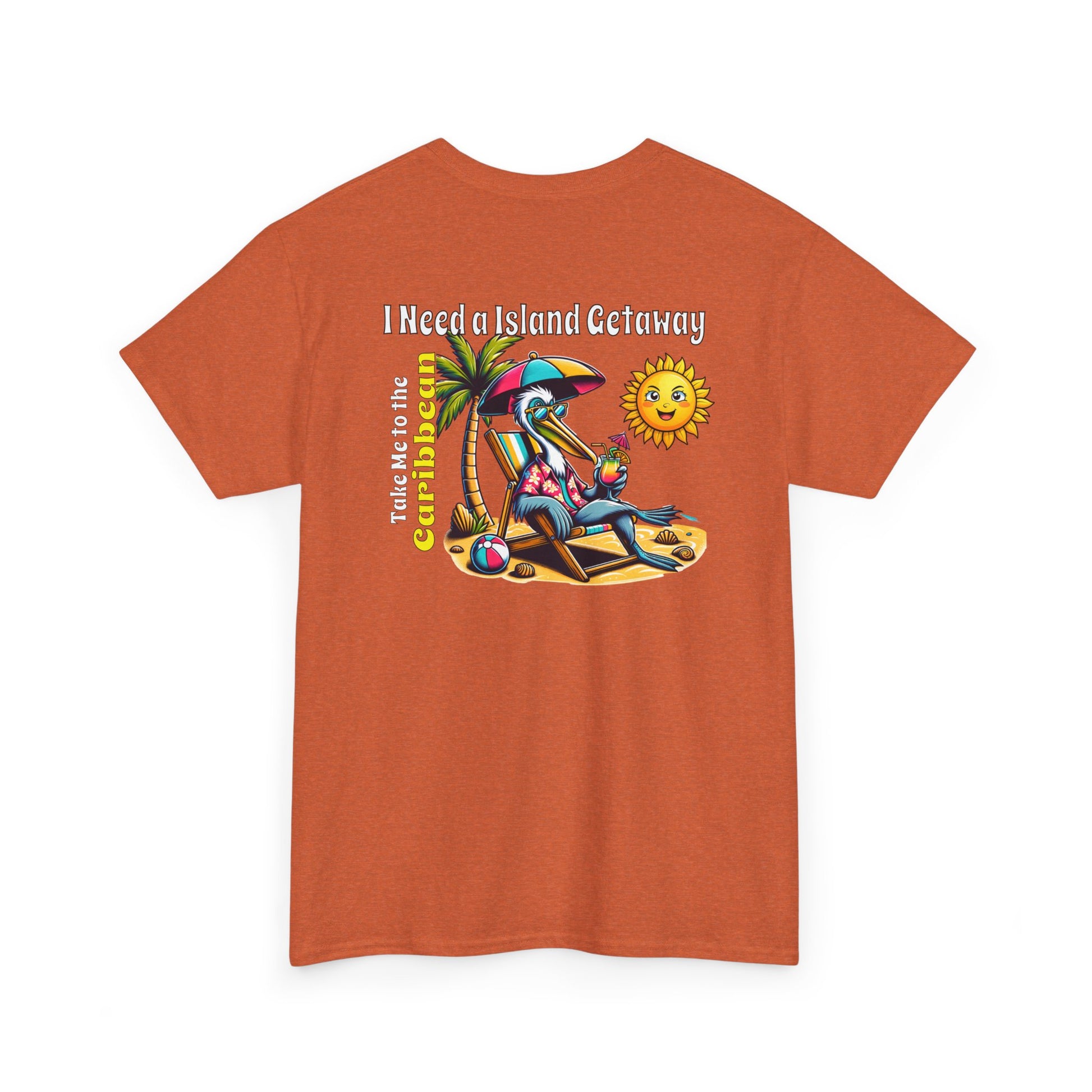 Island Getaway Unisex Heavy Cotton Tee at Caribbean Rays