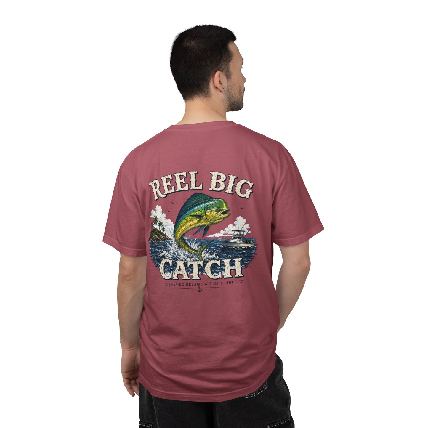 Reel Big Catch Mahi-Mahi T-Shirt, Bull Dolphin, Dorado
