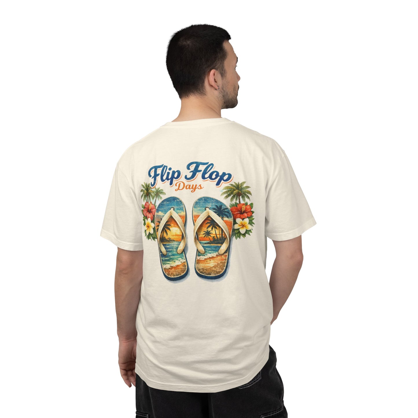 Flip Flop Days T-Shirt — Vintage Tropical Beach Graphic