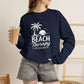Beach Therapy Sweatshirt — 'Beach Therapy In Session' Crewneck