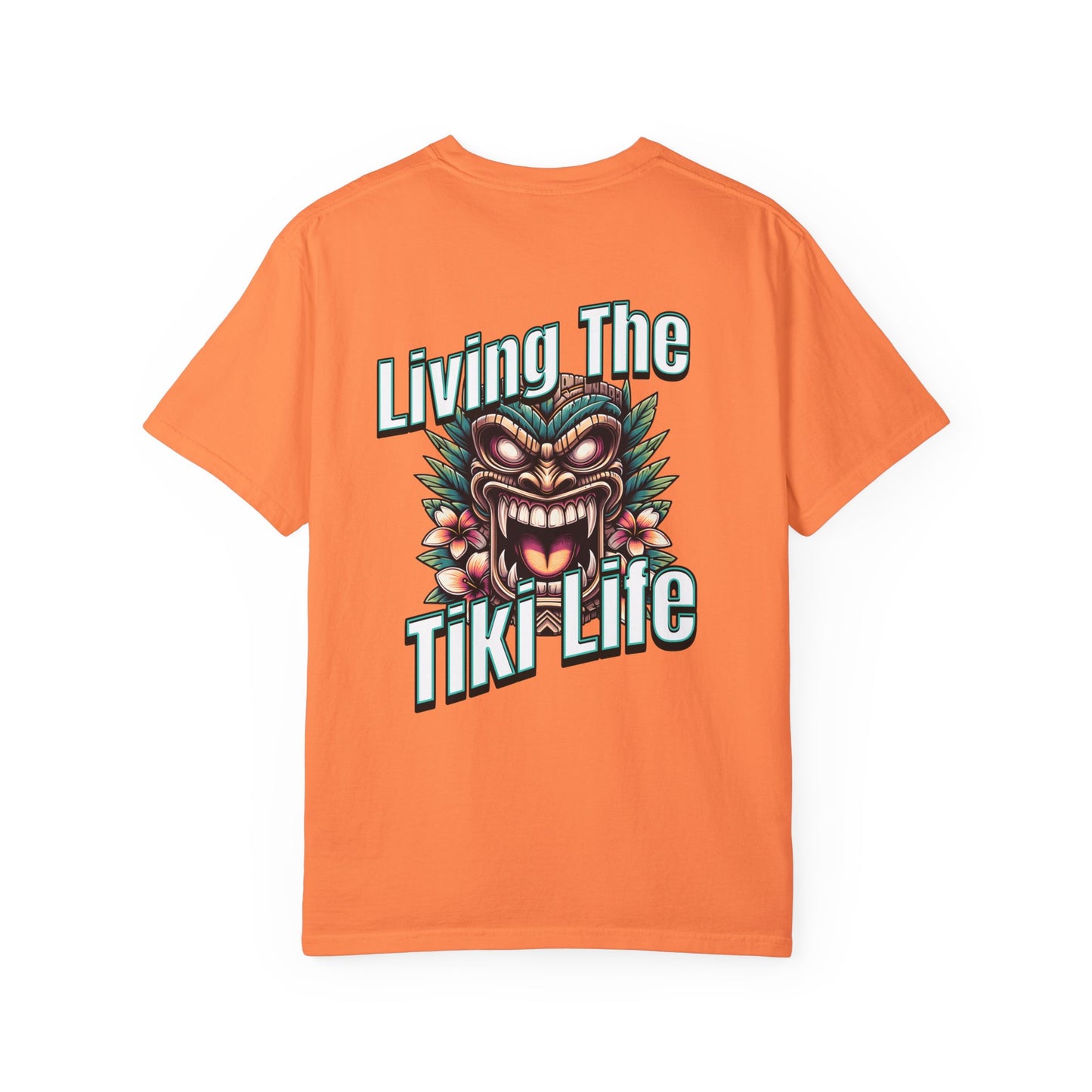 Resort Collection Living the Tiki Life Unisex Garment-Dyed T-shirt -at Caribbean Rays