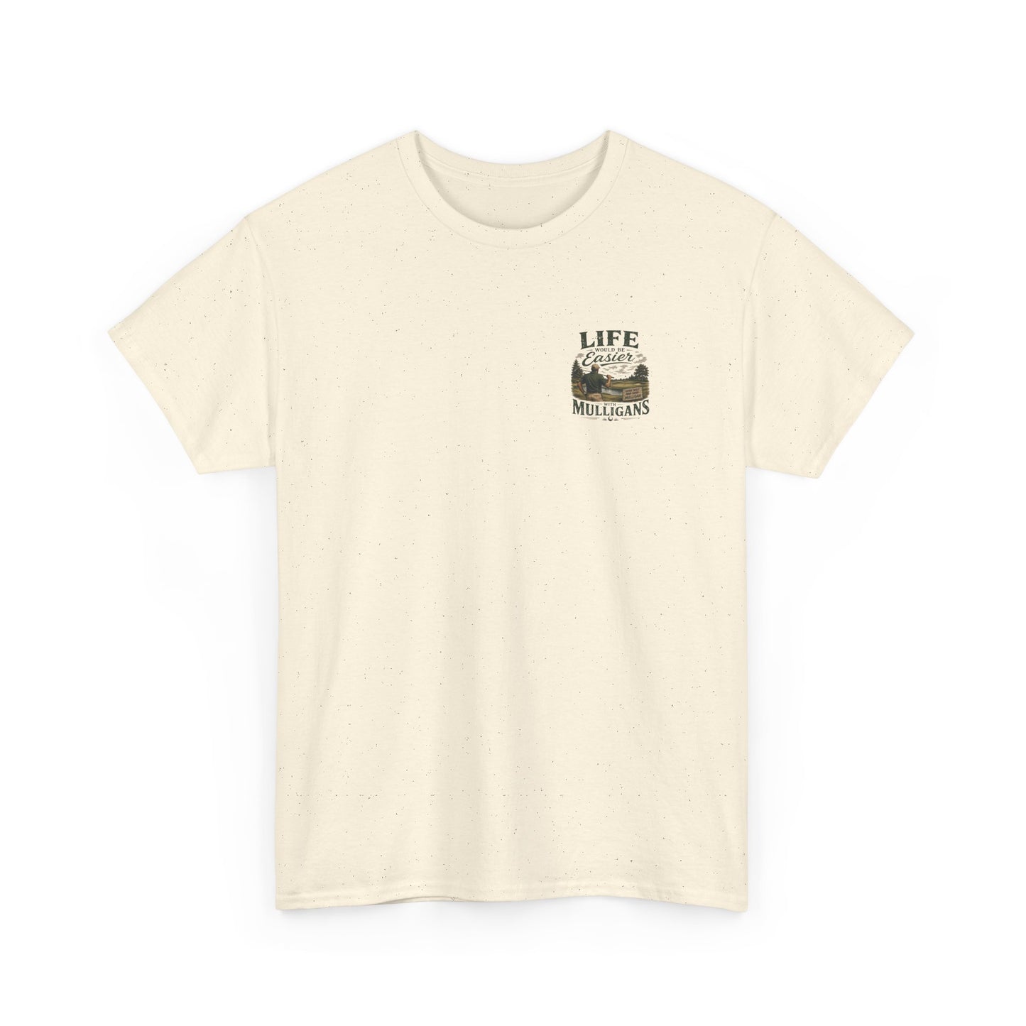 Mulligans Golf T-Shirt — “Life Would Be Easier With Mulligans” Vintage Golf Tee
