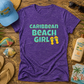 Caribbean Beach Girl T-Shirt — Women's Vacation Flip-Flop Tee