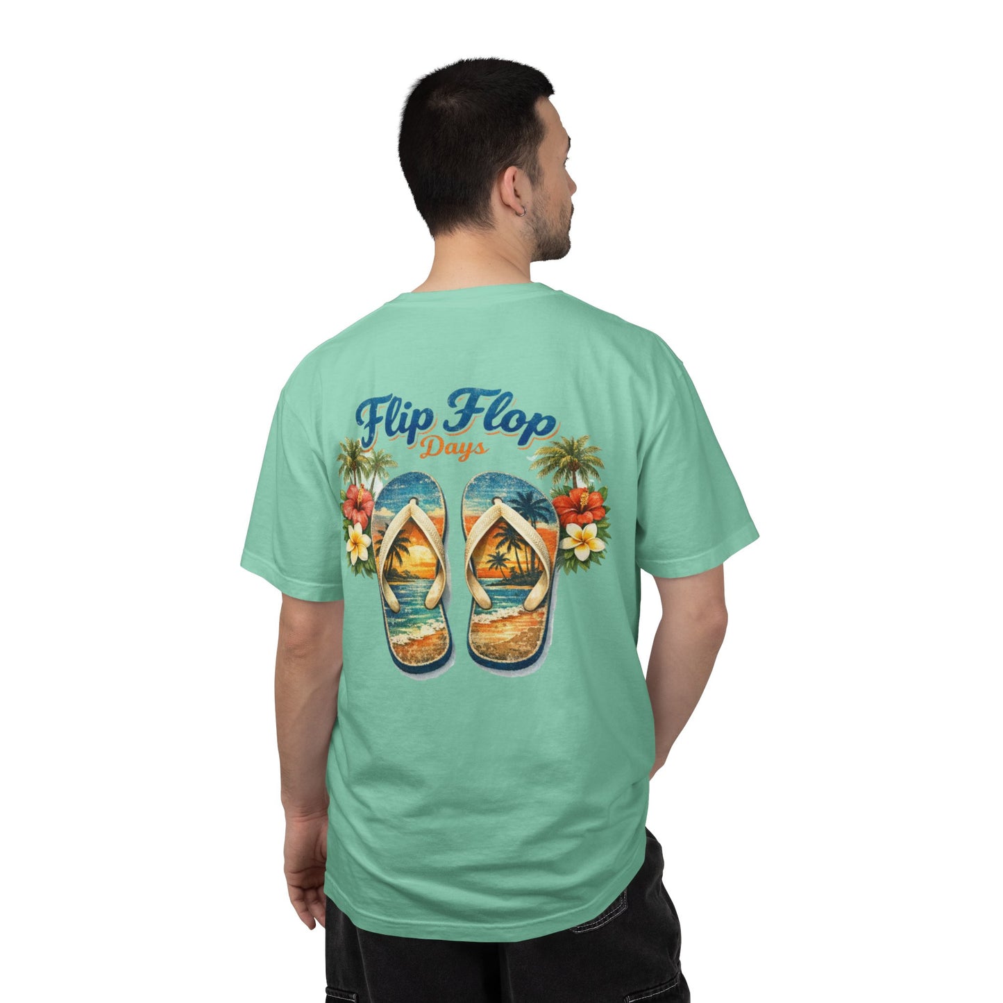 Flip Flop Days T-Shirt — Vintage Tropical Beach Graphic