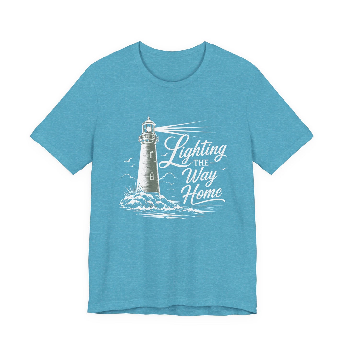 Lighthouse Coastal Tee — Vintage Nautical Lighthouse Graphic Shirt
