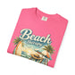 Beach Therapy T-Shirt — Vintage Surf Chair & Palm Graphic