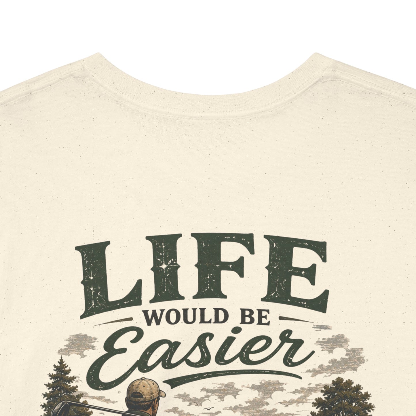 Mulligans Golf T-Shirt — “Life Would Be Easier With Mulligans” Vintage Golf Tee