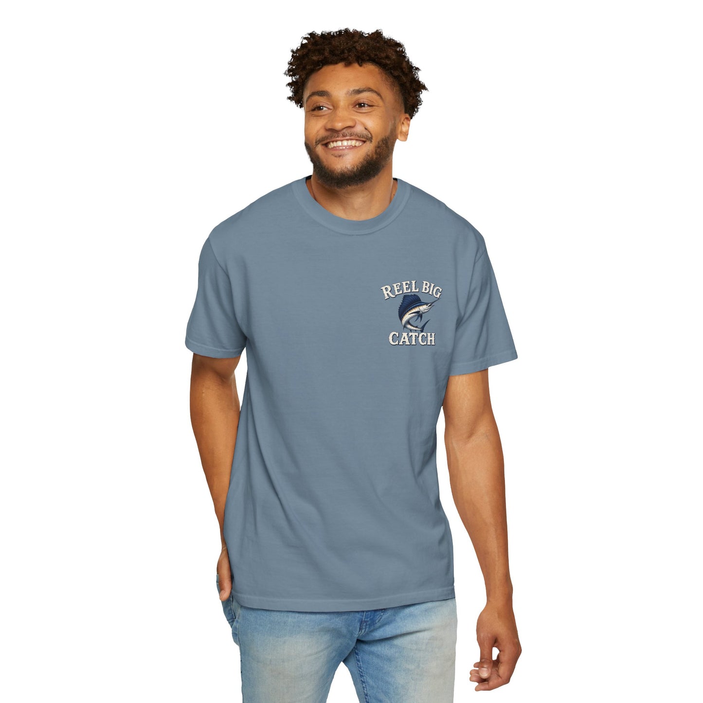 Reel Big Catch Fishing T-Shirt — Sailfish Offshore Angler Tee